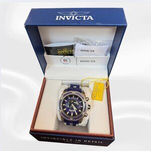 Invicta NFL Baltimore Ravens Men's Watch - 52mm, Steel, Purple (41877)